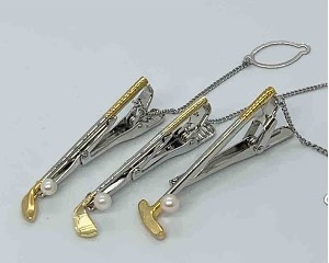ゴルフ型ネクタイピン